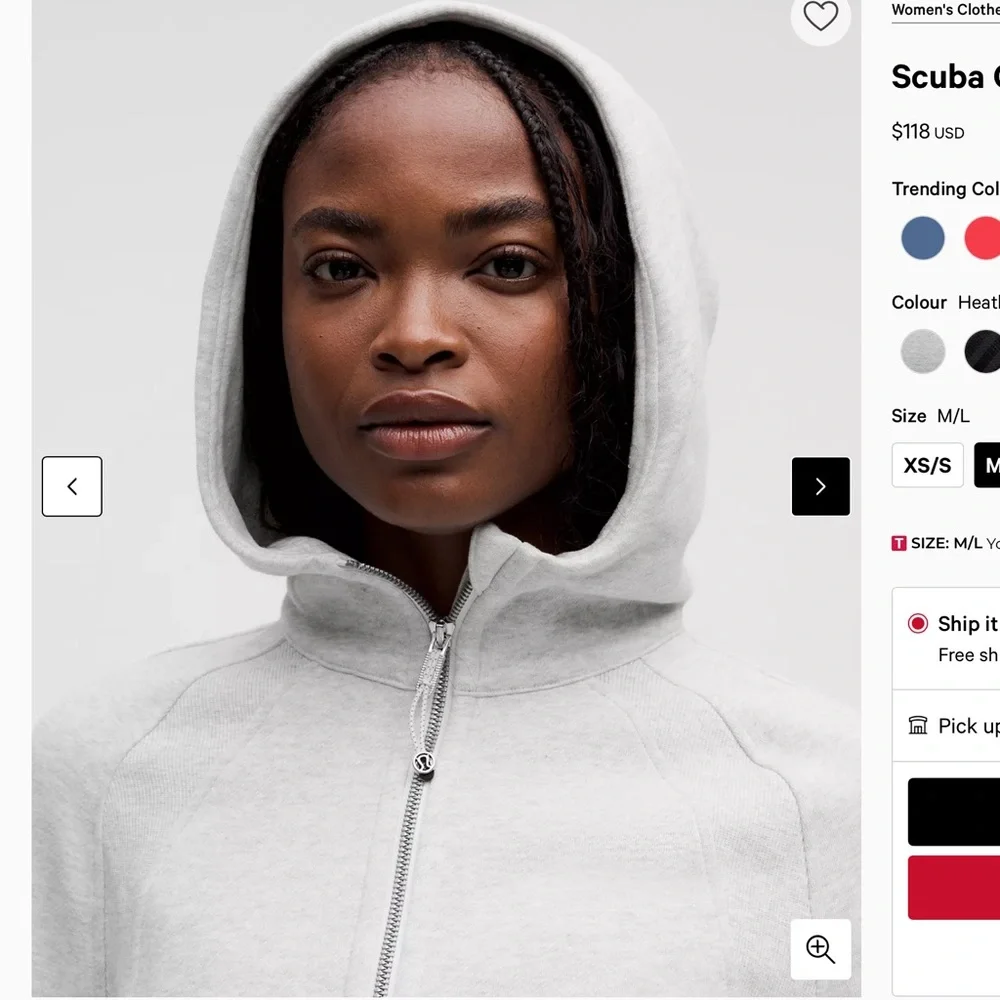 Lululemon Scuba Oversized Half-Zip Hoodie - Picture 4 of 8